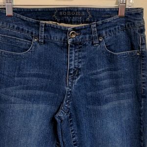 🌞 deals! Sonoma modern straight leg stretch whiskered jeans 4 four